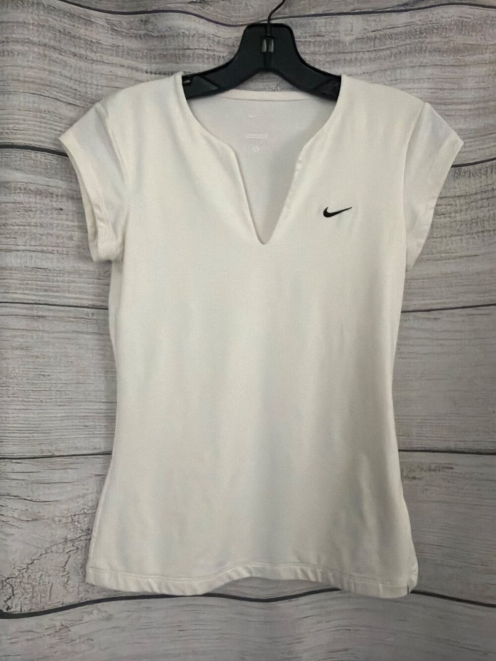 Nike Dri-Fit Pure Tennis V-Neck Athletic Shirt Size S